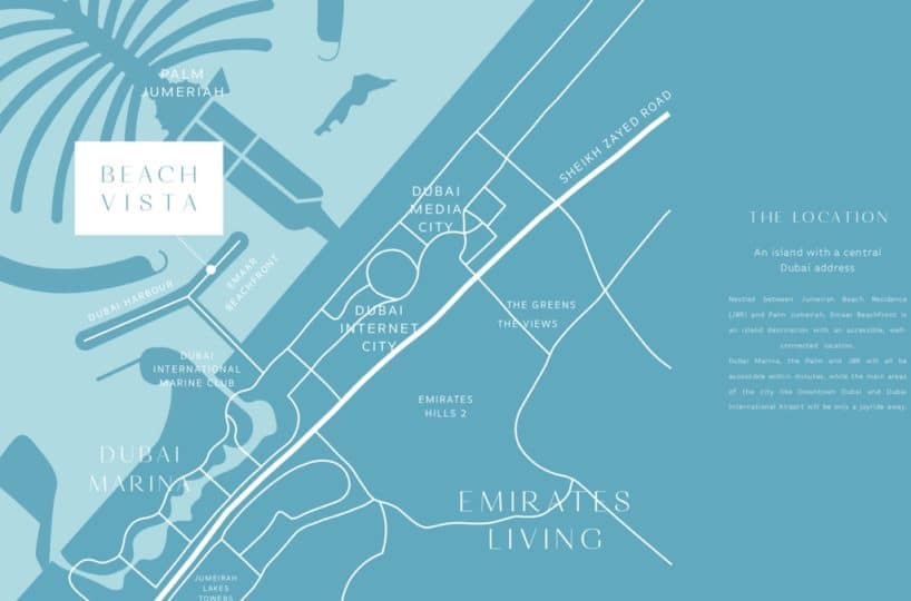 Beach Vista Location Map