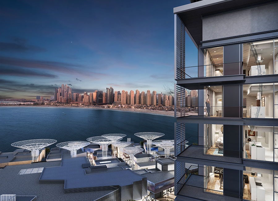 Blue water island apartments
