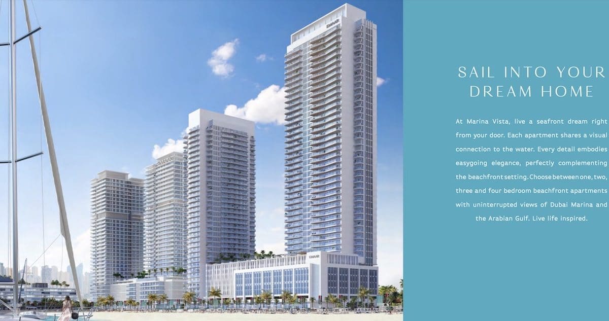 Emaar Beachfront Dubai Harbour