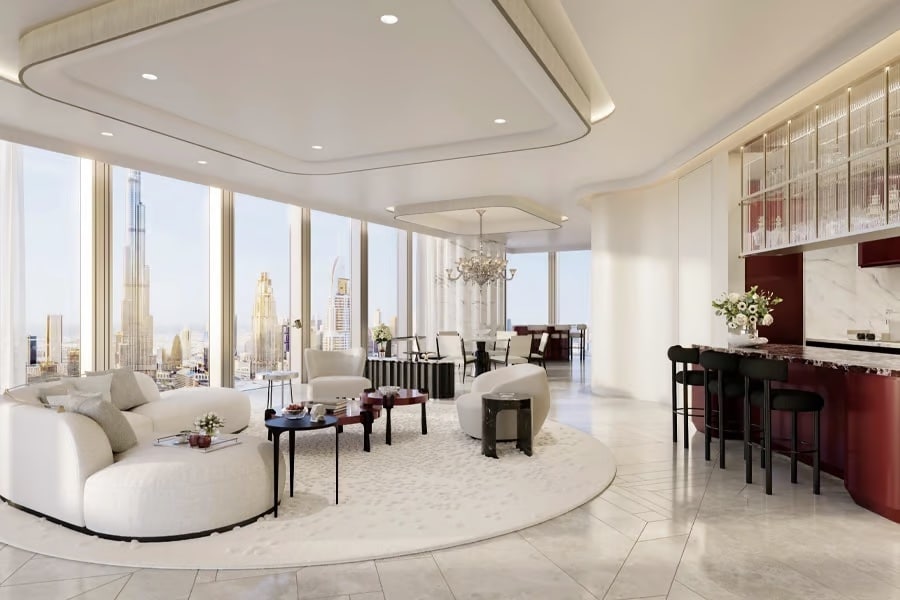 Apartment Interiors at Baccarat Residence