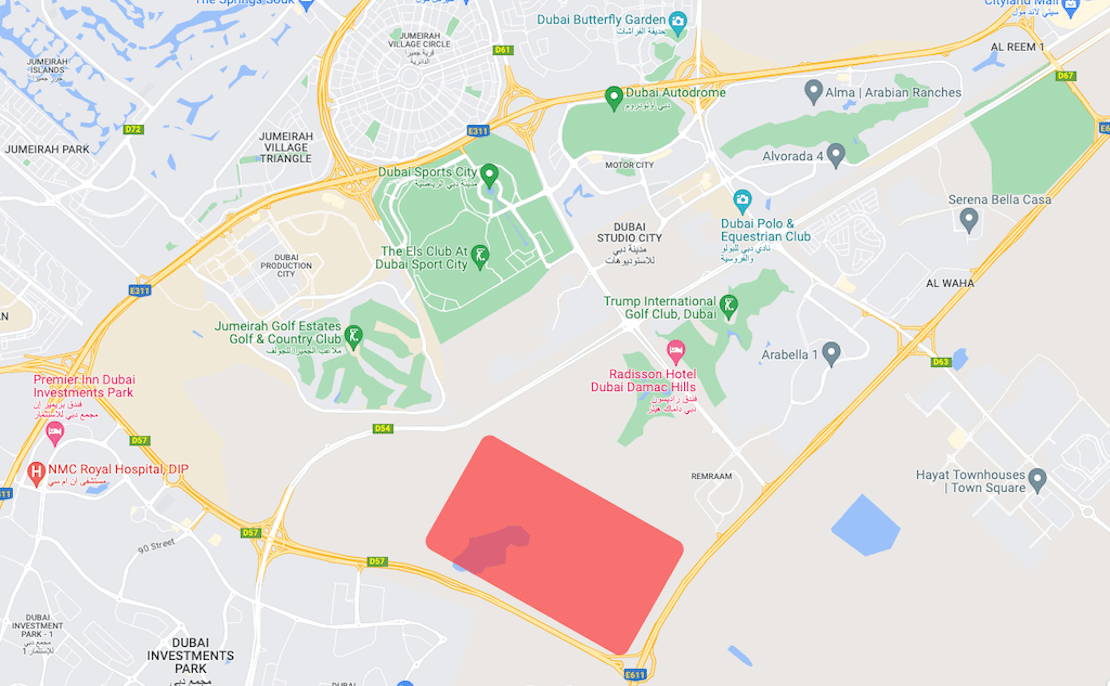 The OASIS by Emaar Location