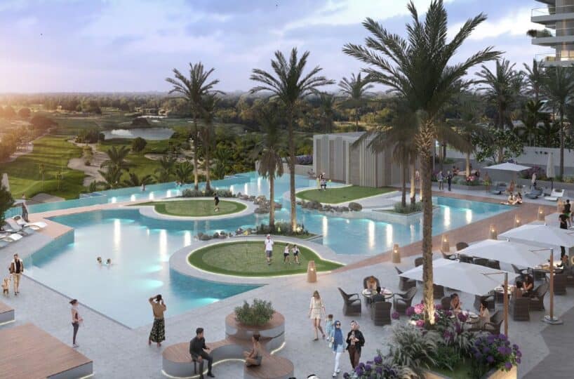 Pools at Golf Greens by Damac
