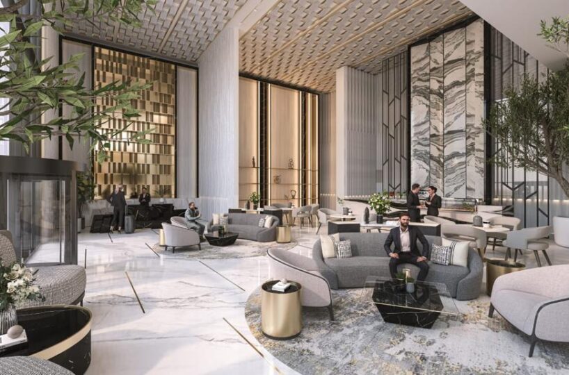 Lobby at Mallside residences
