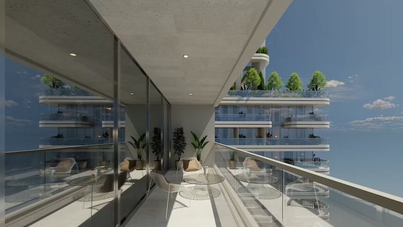 Balcony area
