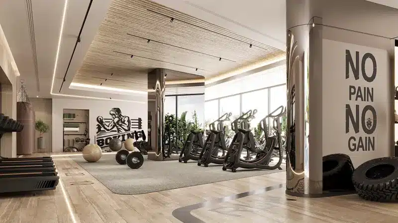 Gym area