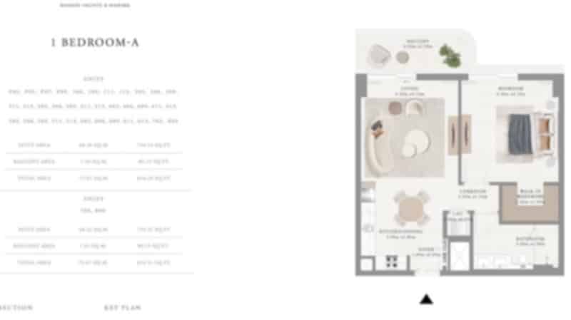 1 Bedroom Floor Plan