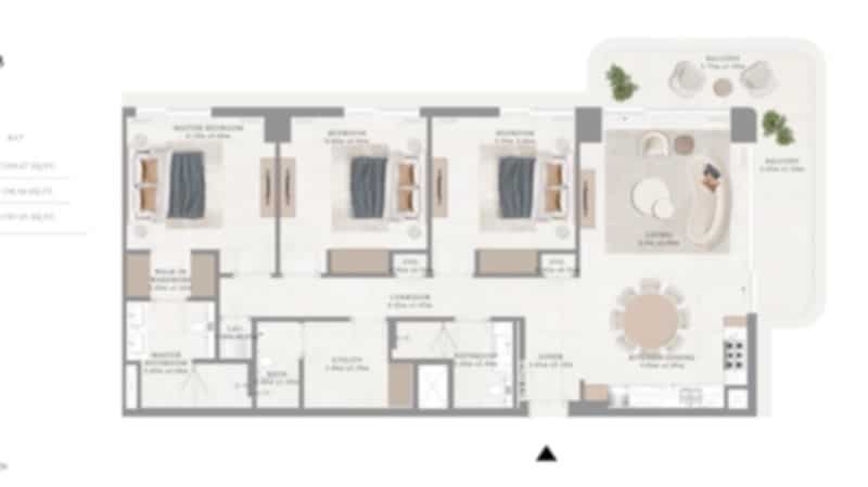 3 Bedroom Floor Plan