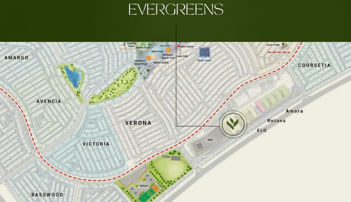 EVERGREENS Location-Map