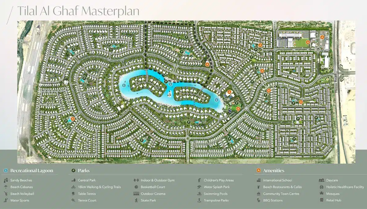 Detailed Tilal Al Ghaf Master Plan