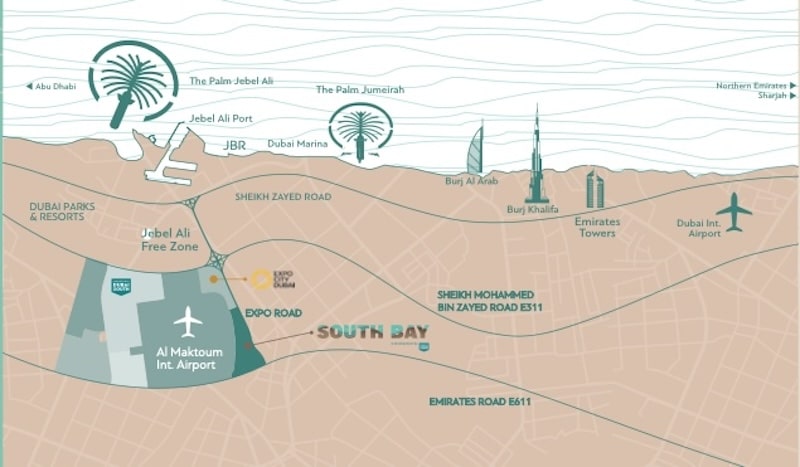 Dubai-South-Location-Map
