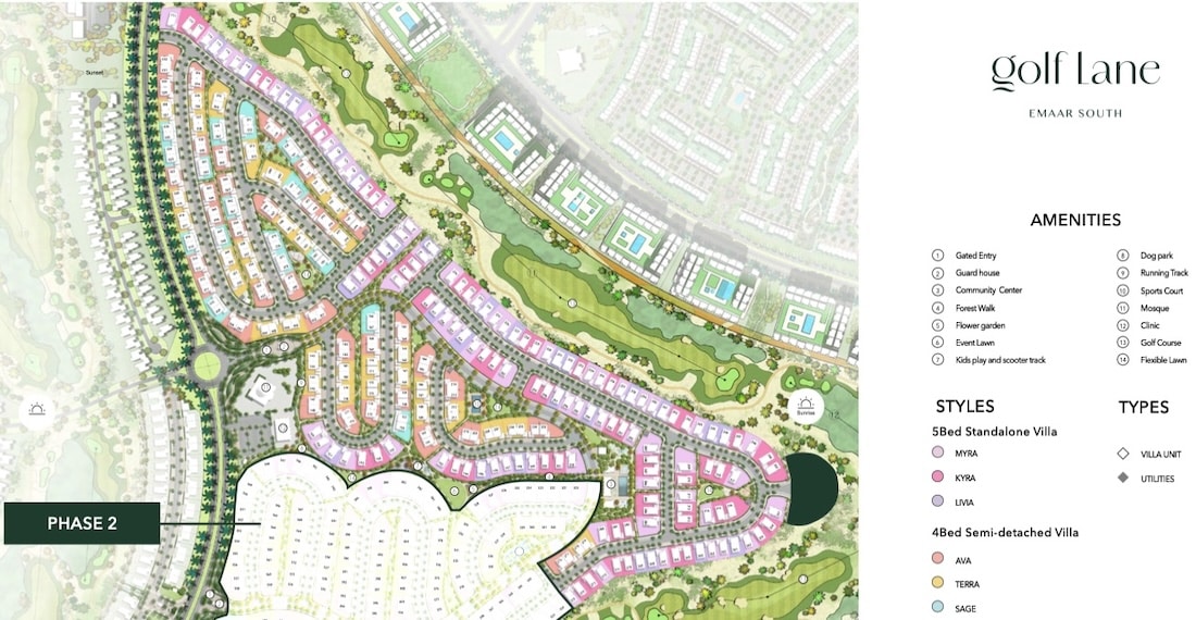 Golf-Lane-Cluster-Plan