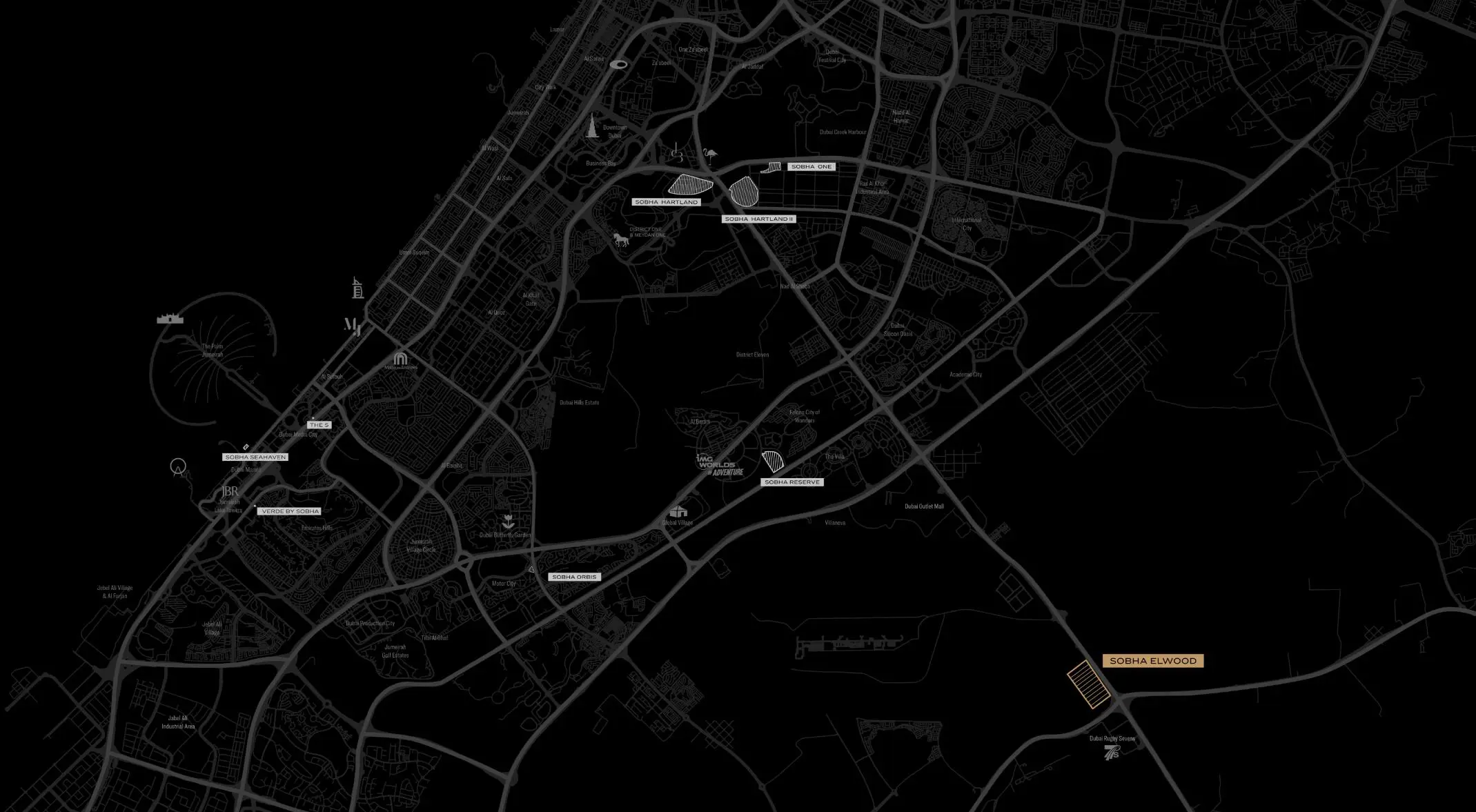 Sobha-Elwood-Location-Map