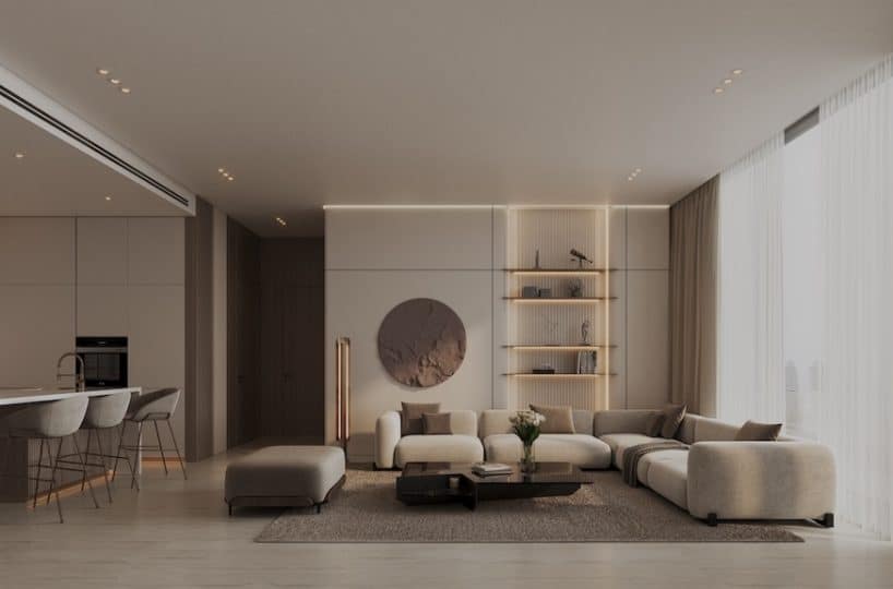 Binghatti Elite Living-Area
