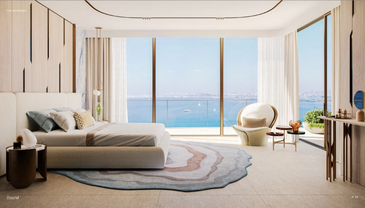 master bedroom with sea view